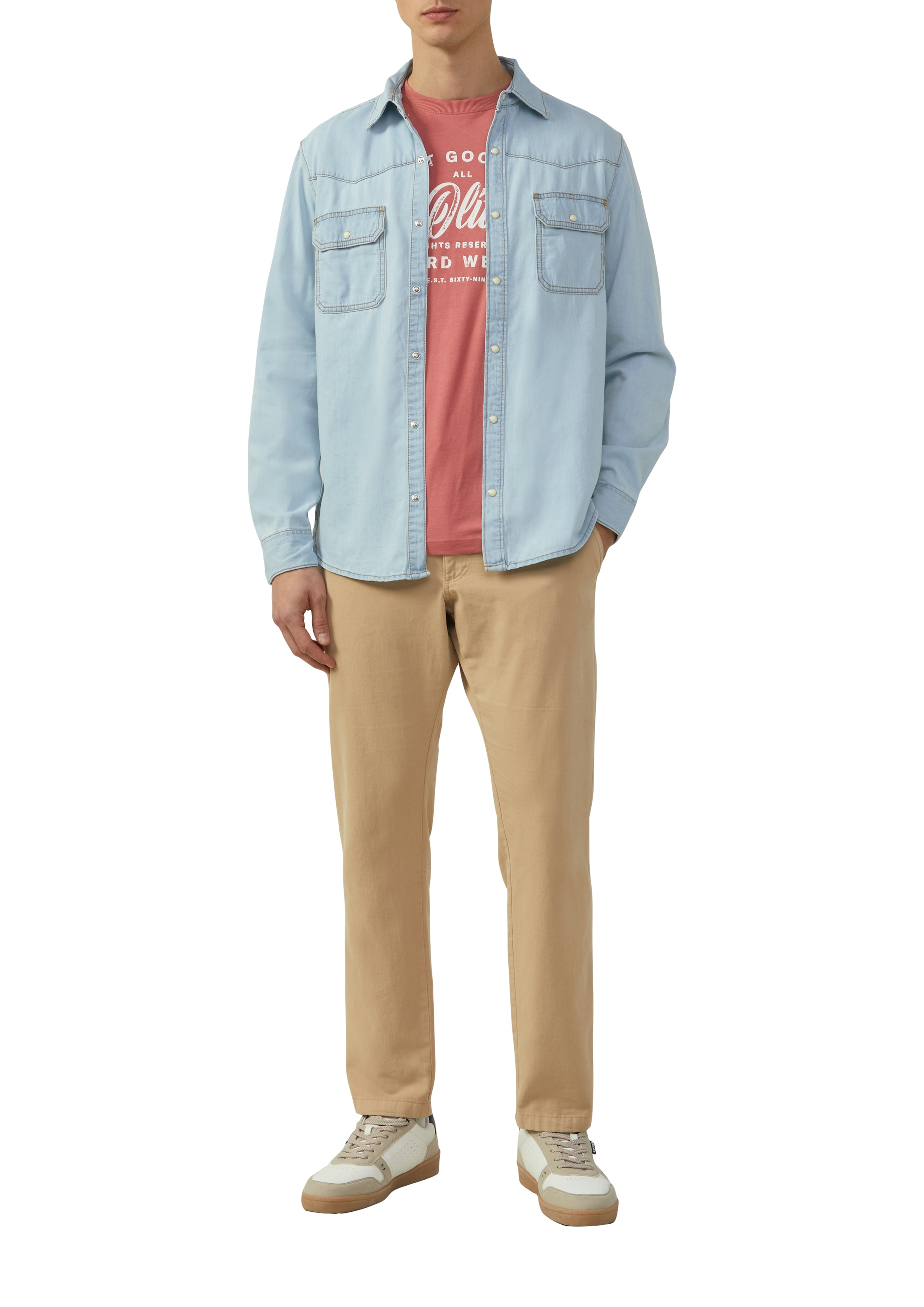 s.Oliver Jeanshemd , im Western-Stil