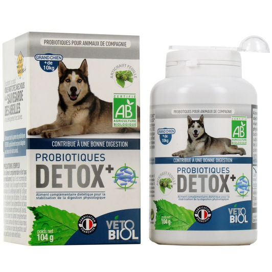Vetobiol Probiotiques Detox+ flore intestinale