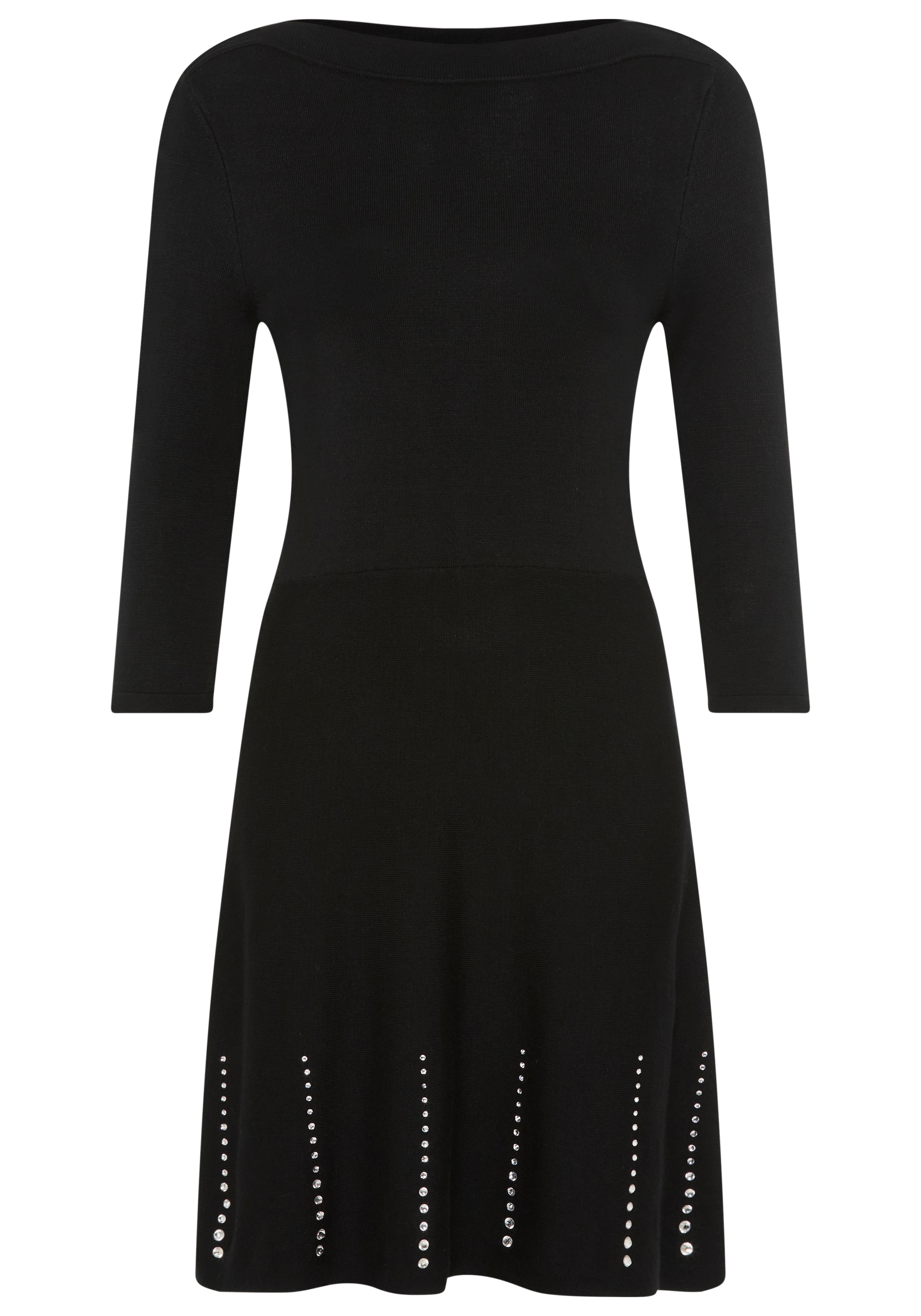 Bruno Banani Strickkleid Ohne Taschen mit glitzerndem Detail
