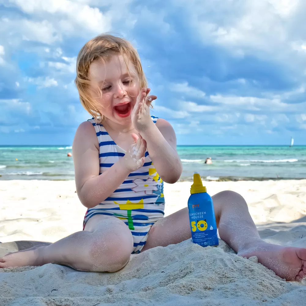 EVY Sunscreen Mousse Kids SPF 50 - 150 ml