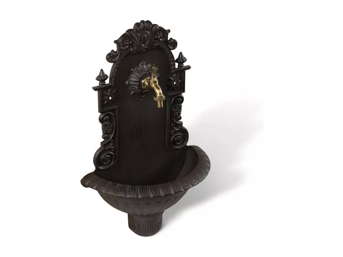 Fontaine de jardin Aluminium Marron - Décoration d'Autrefois