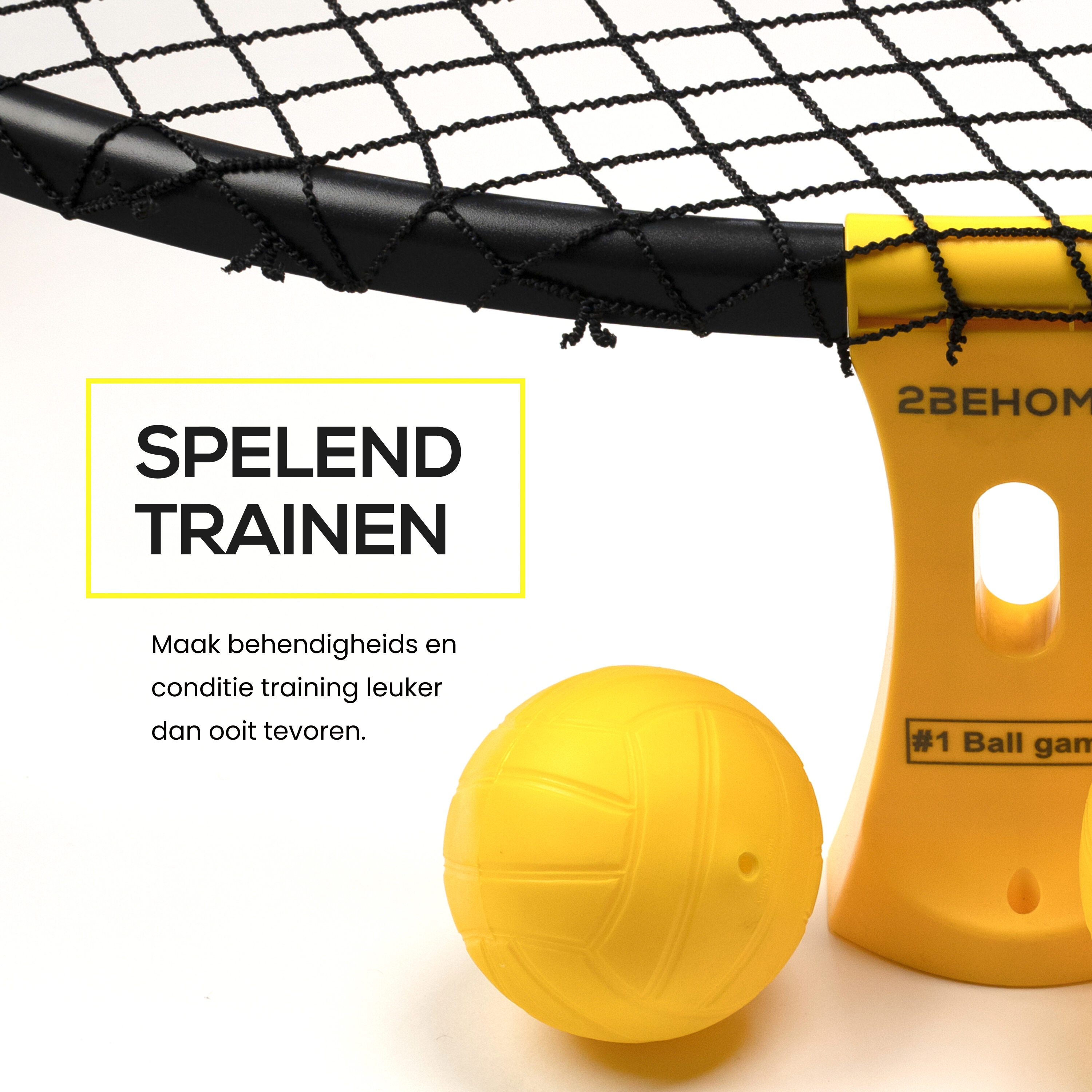 2BEHOME Spikeball Roundnet set - Yellow