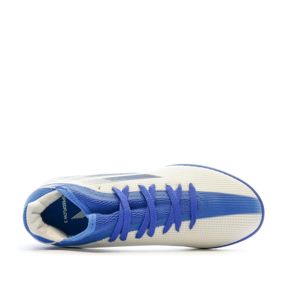 Adidas Chaussures de Futsal Bleu/Blanc Garçon Adidas X Speedflow.3 Tf J