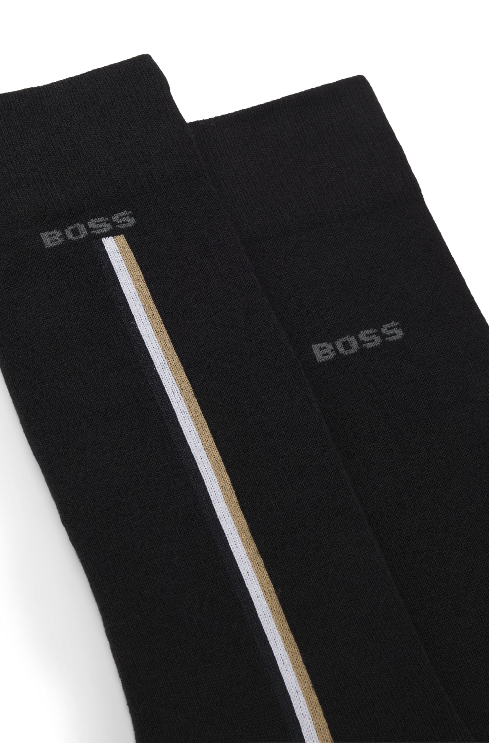 BOSS Businesssocken »2P RS  Iconic CC« 2 Paar tlg. mit Kontraststreifen an der Seite