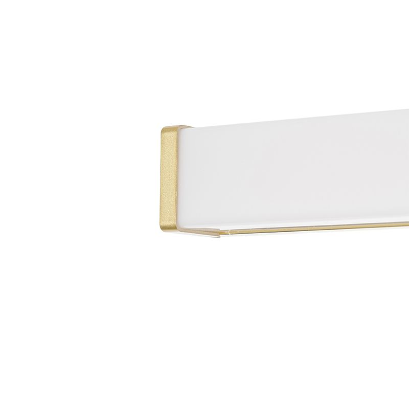 Badkamer wandlamp messing 92 cm incl. LED IP44 - Cascada