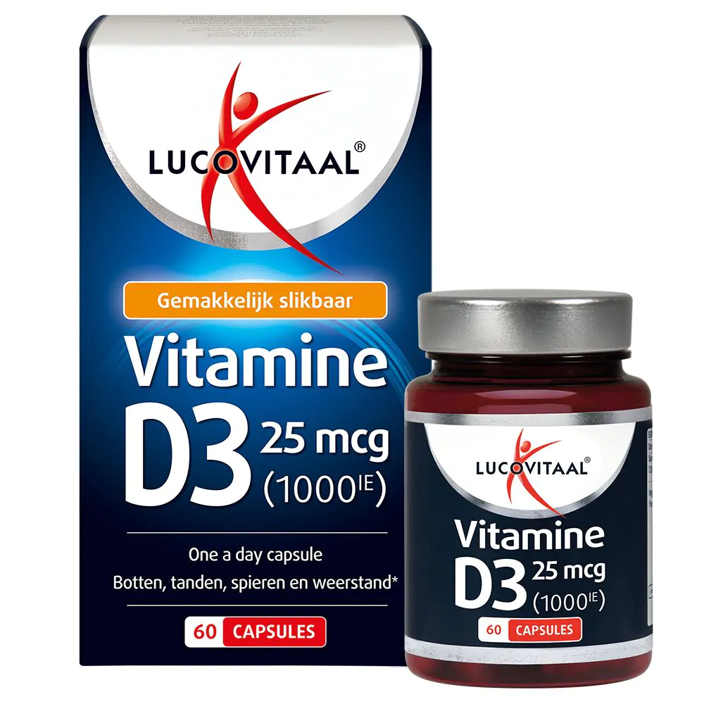 Vitamine D3 25 mcg 60 capsules