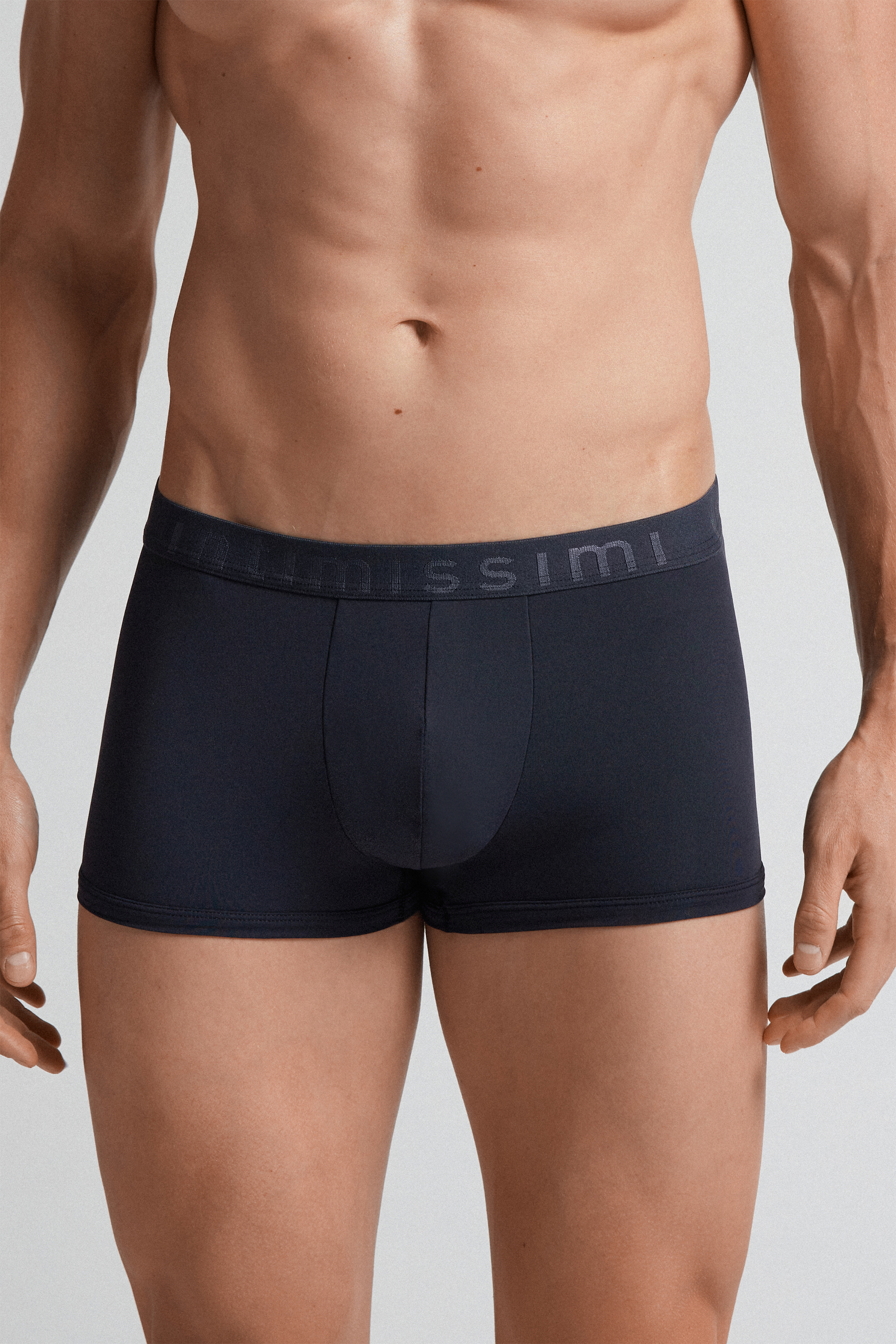 Cuecas boxer de microfibra com logotipo
