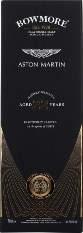 BOWMORE 22 YEARS ASTON MARTIN 70CL