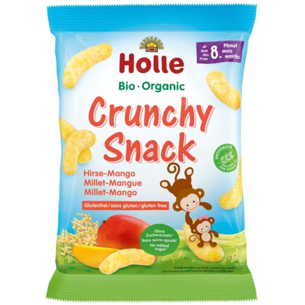 Holle Puffet Hirse Snack Med Mango