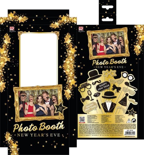 WIDMANN Silvester-Requisiten für Fotobox 20 Teile