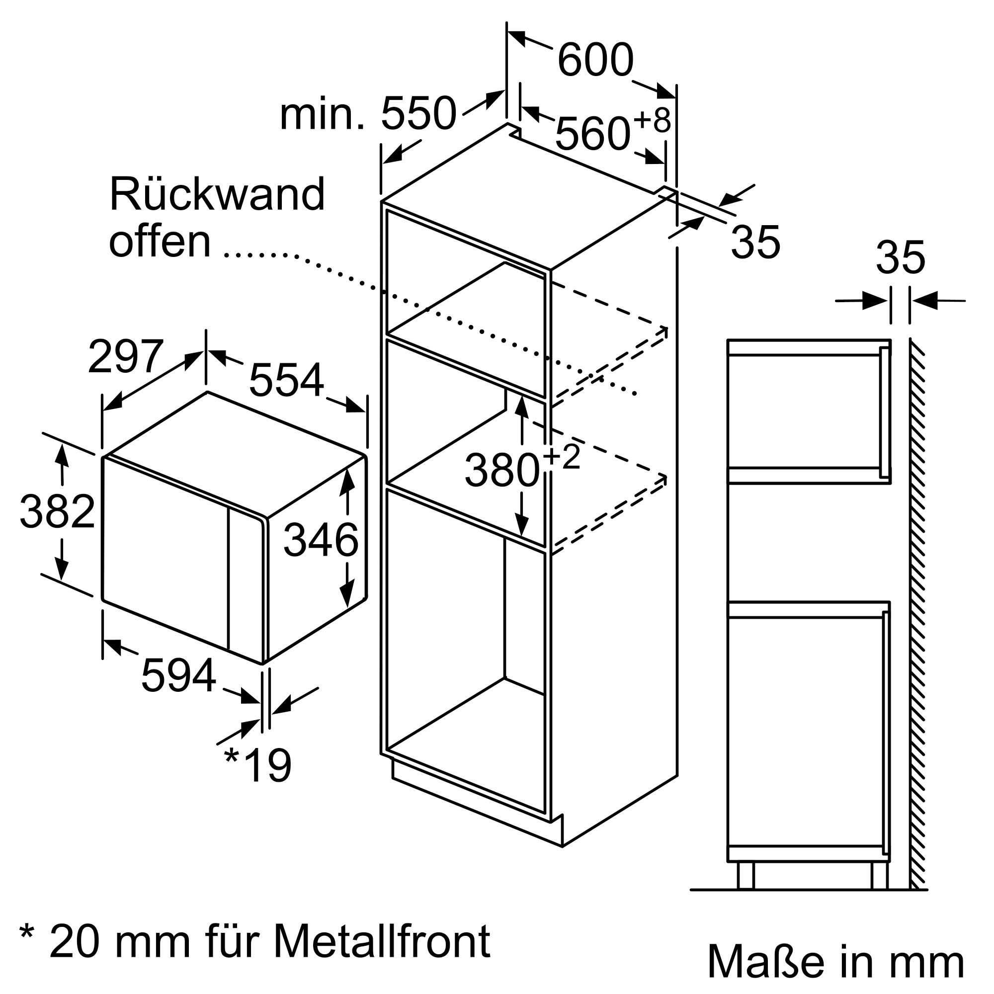 Mikrowelle Bosch BFL520MB0