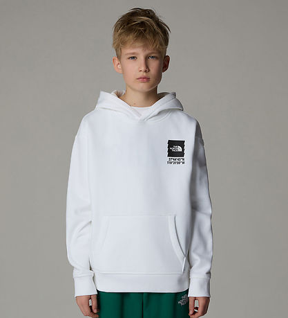 The North Face Kapuzenpullover - Koordinatengrafik - Weiß