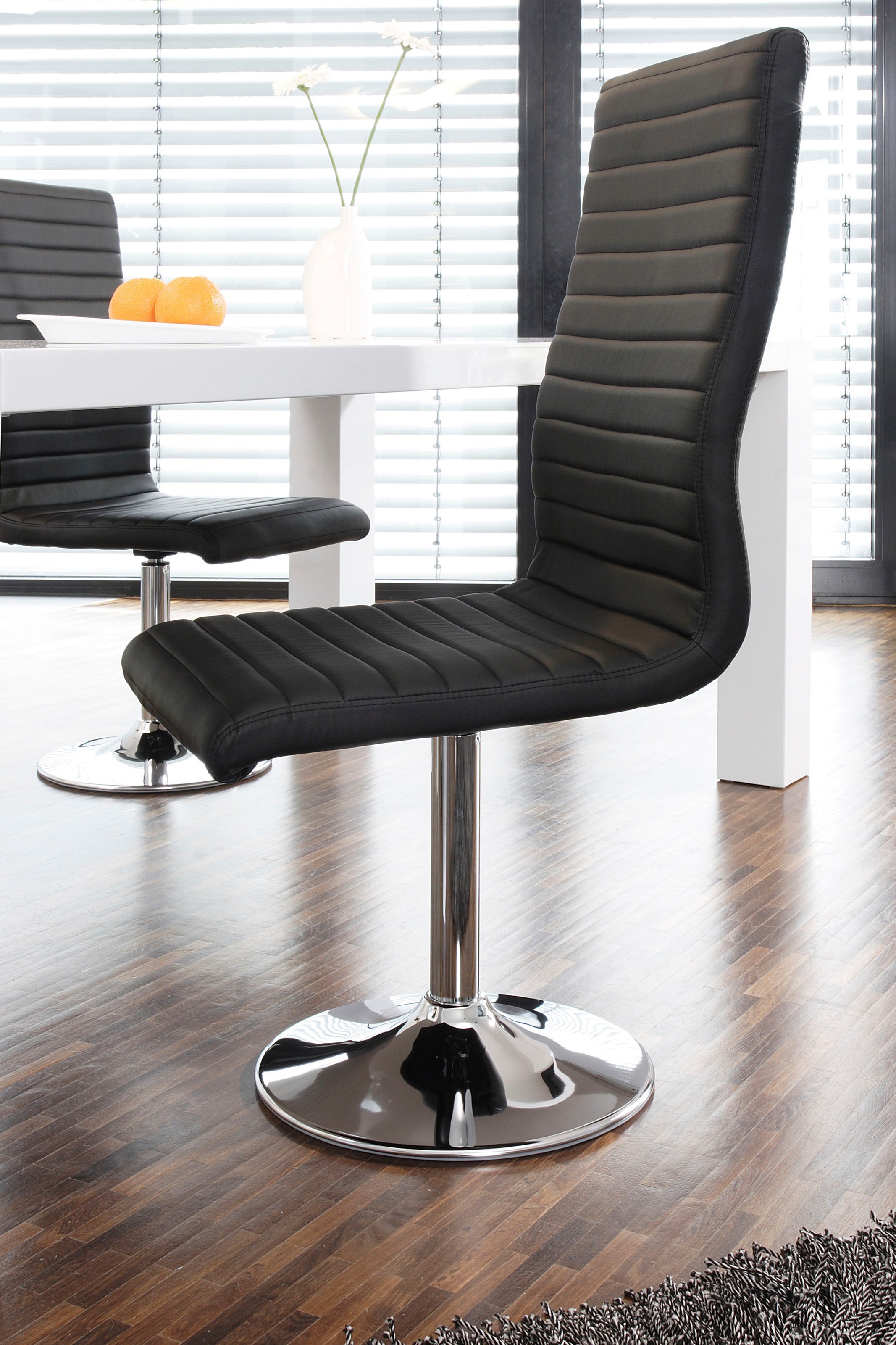 SalesFever Essgruppe »Luton - Stilvoller Esstisch inkl. Stühle« Set, 5 Stk. tlg.