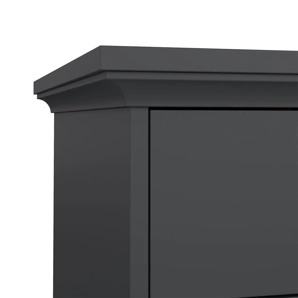 Hioshop Venedig bureau 3 lades mat grijs