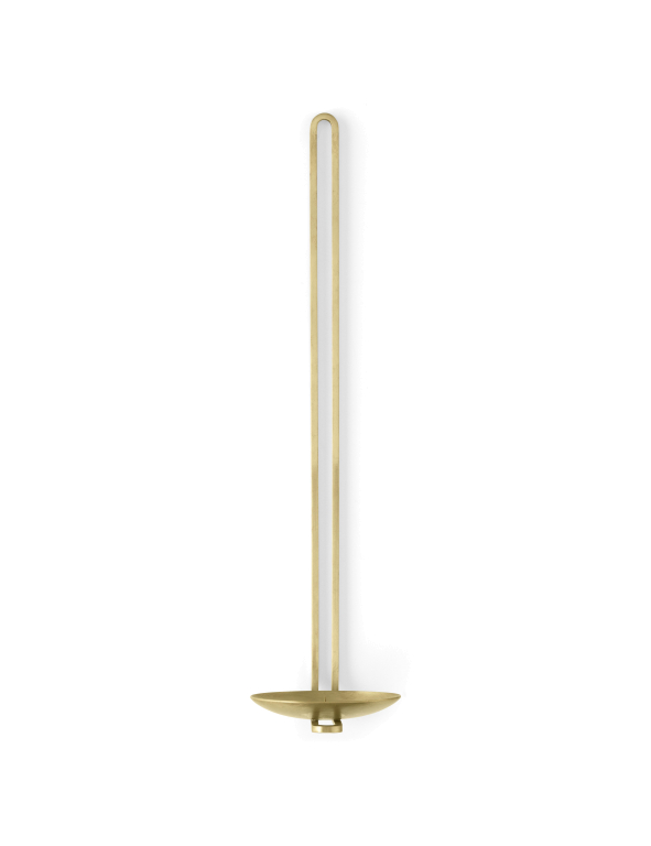 Audo Copenhagen Clip kandelaar wand medium messing