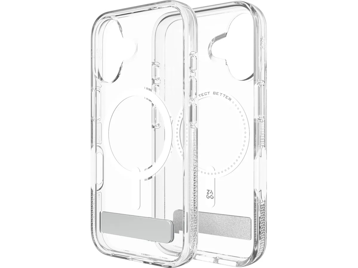 iPhone 16 MagSafe Hülle Crystal Palace Snap KS mit Aufstellfunktion Recycled (702315046) - Transparent