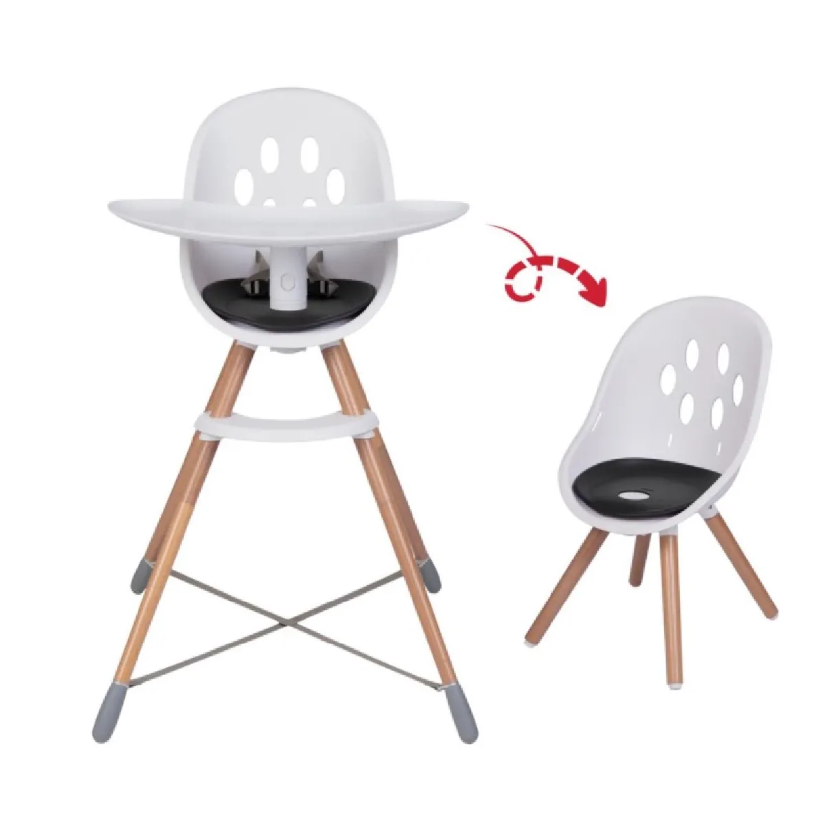 Phil&Teds Chaise haute Poppy Wood 2020