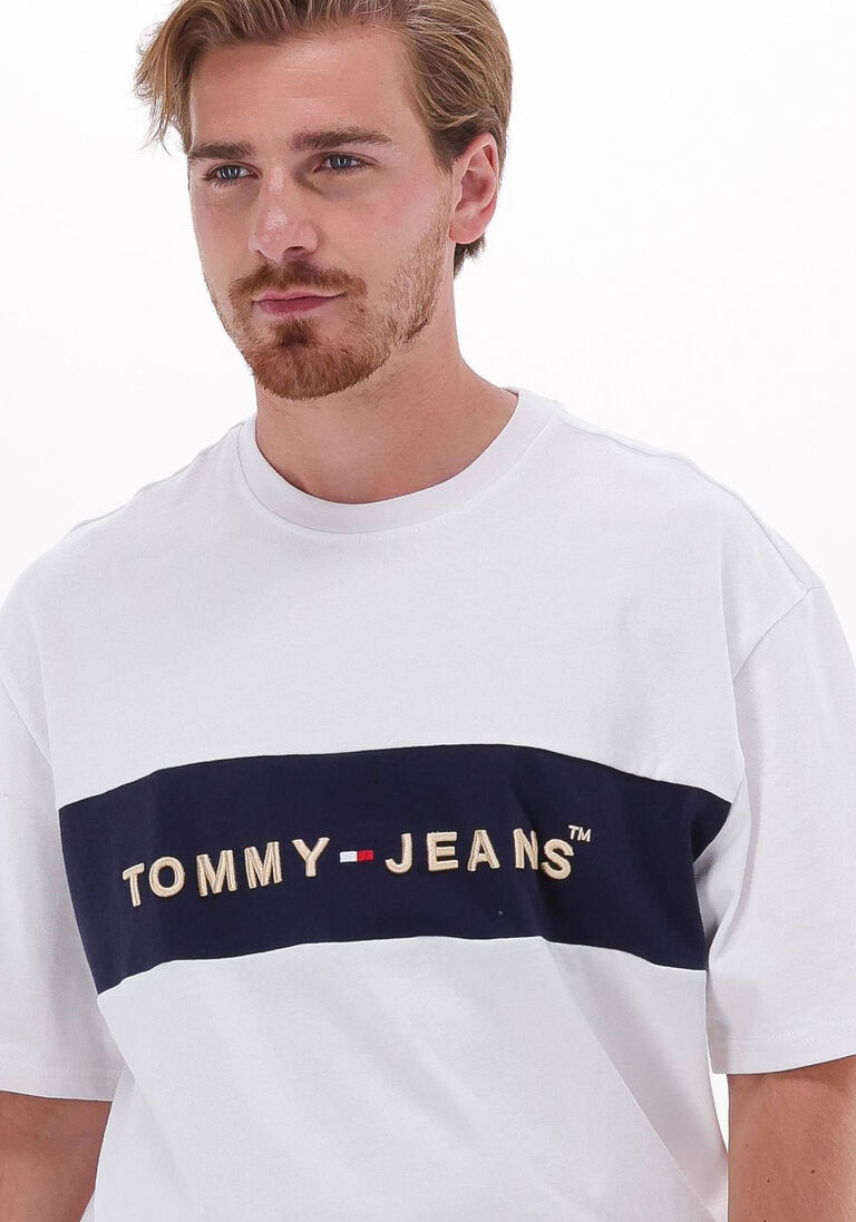 TOMMY JEANS gebroken wit tommy jeans t-shirt tjm printed archive tee