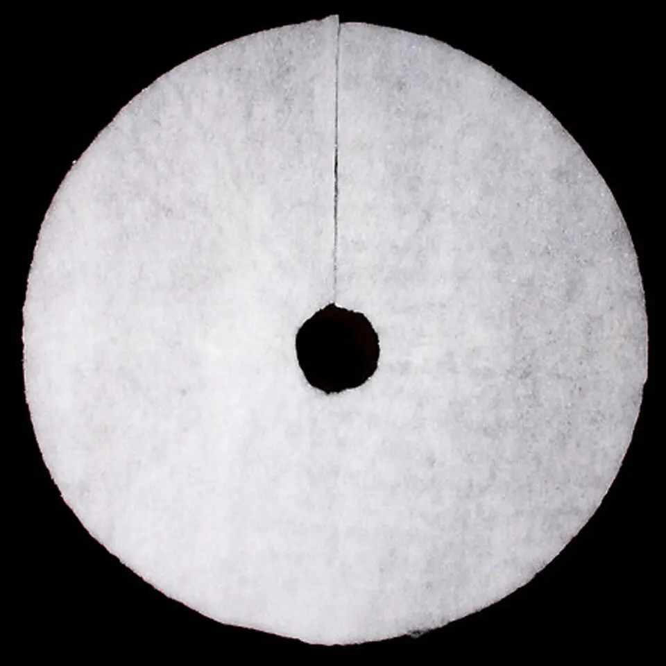 Feeric Christmas Kerstboomrok - wit - 100 cm - vilt - rond
