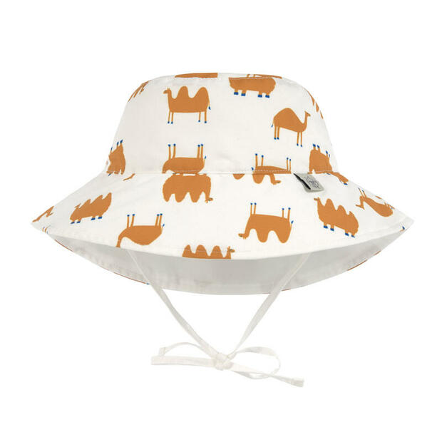 Chapeau réversible anti-UV 19-36 mois chameau - Nature - LASSIG