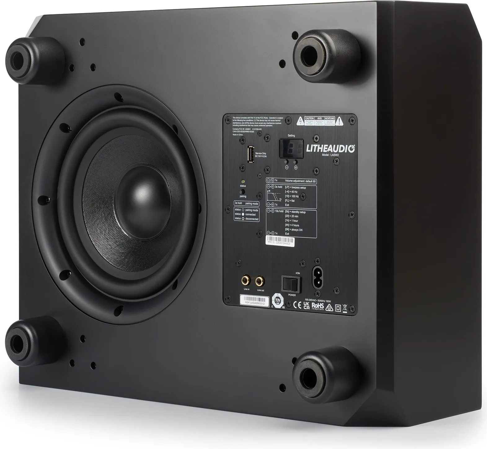 Lithe Audio WiSA Cinema Subwoofer Caissons de basses