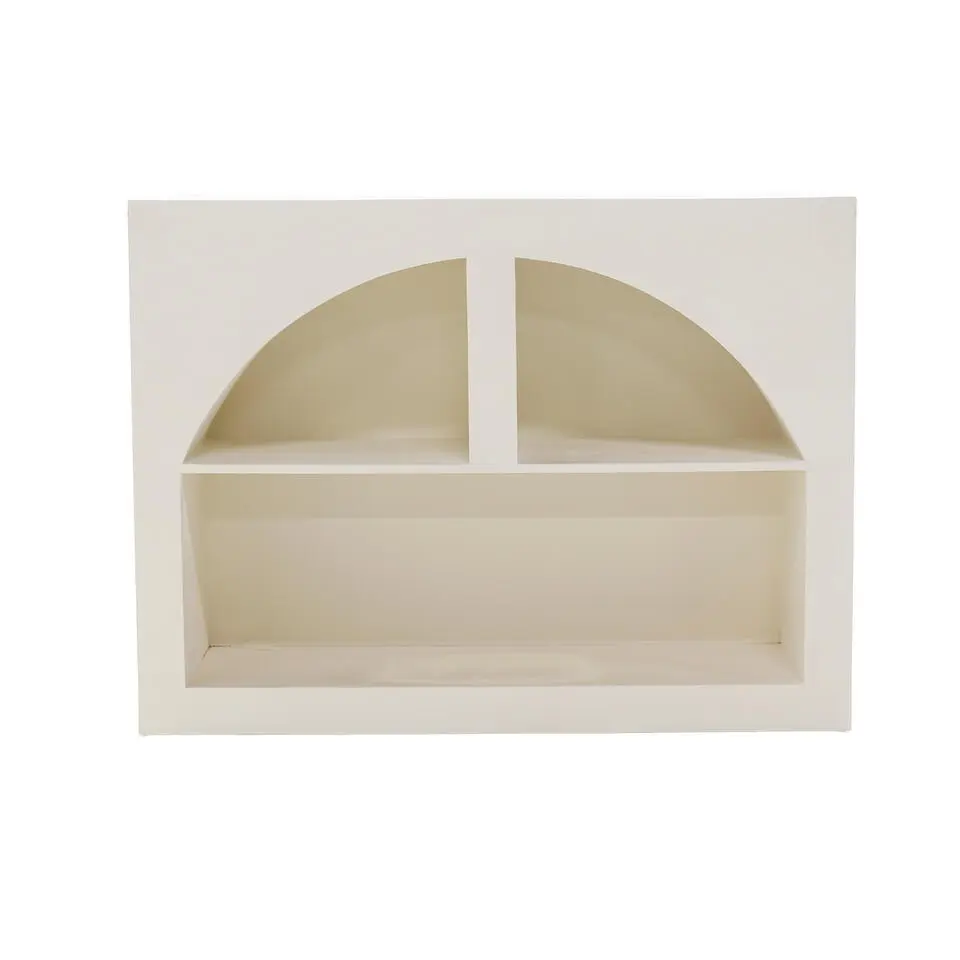 Dressoir Beige Beton Ciré - 120x40x90cm - Fien
