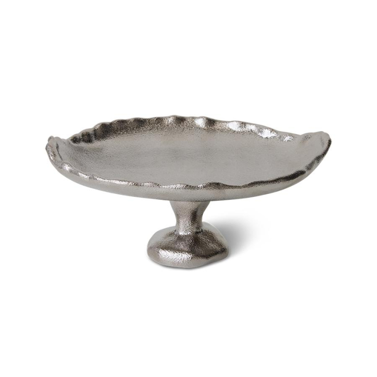 HKliving New Classics chrome plateau op voet Clean