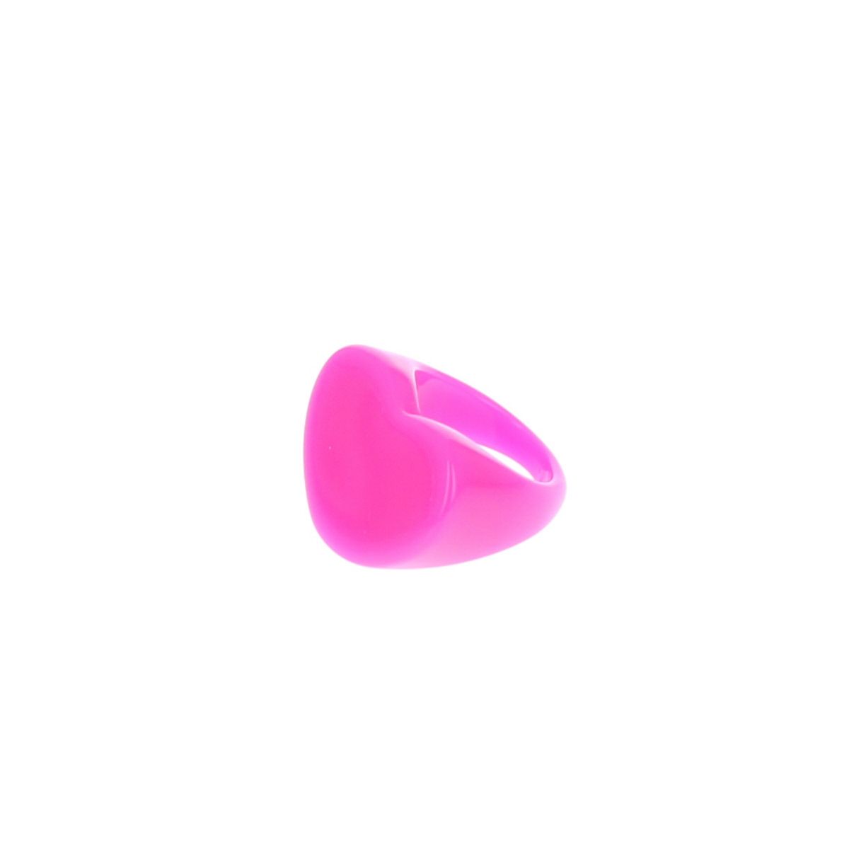 Bague cœur fuchsia Roodoudou