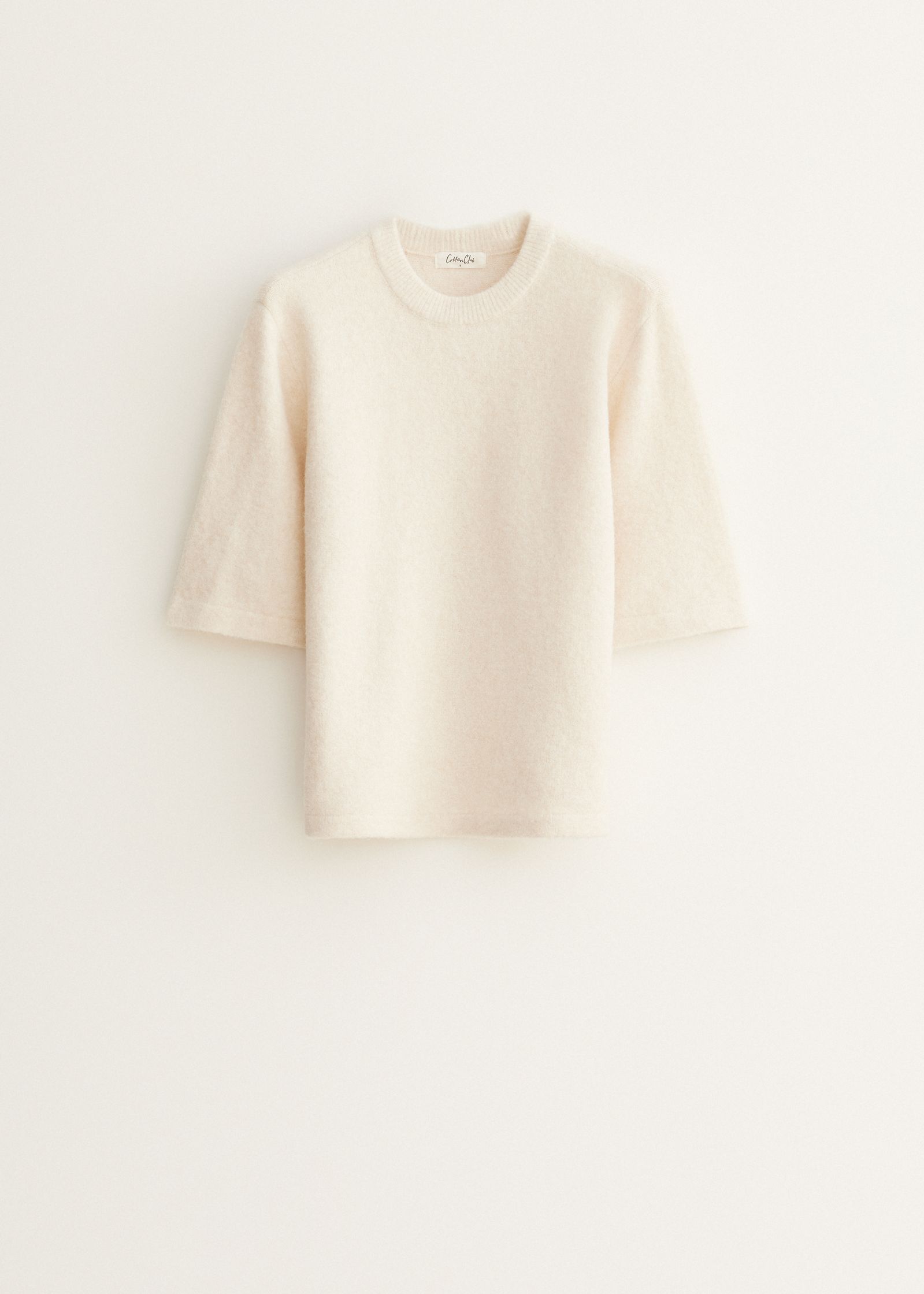 Zachte trui met crewneck