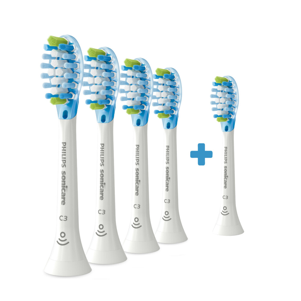 Philips Sonicare Opzetborstels Premium Plaque Defence C3 Wit5 stuks