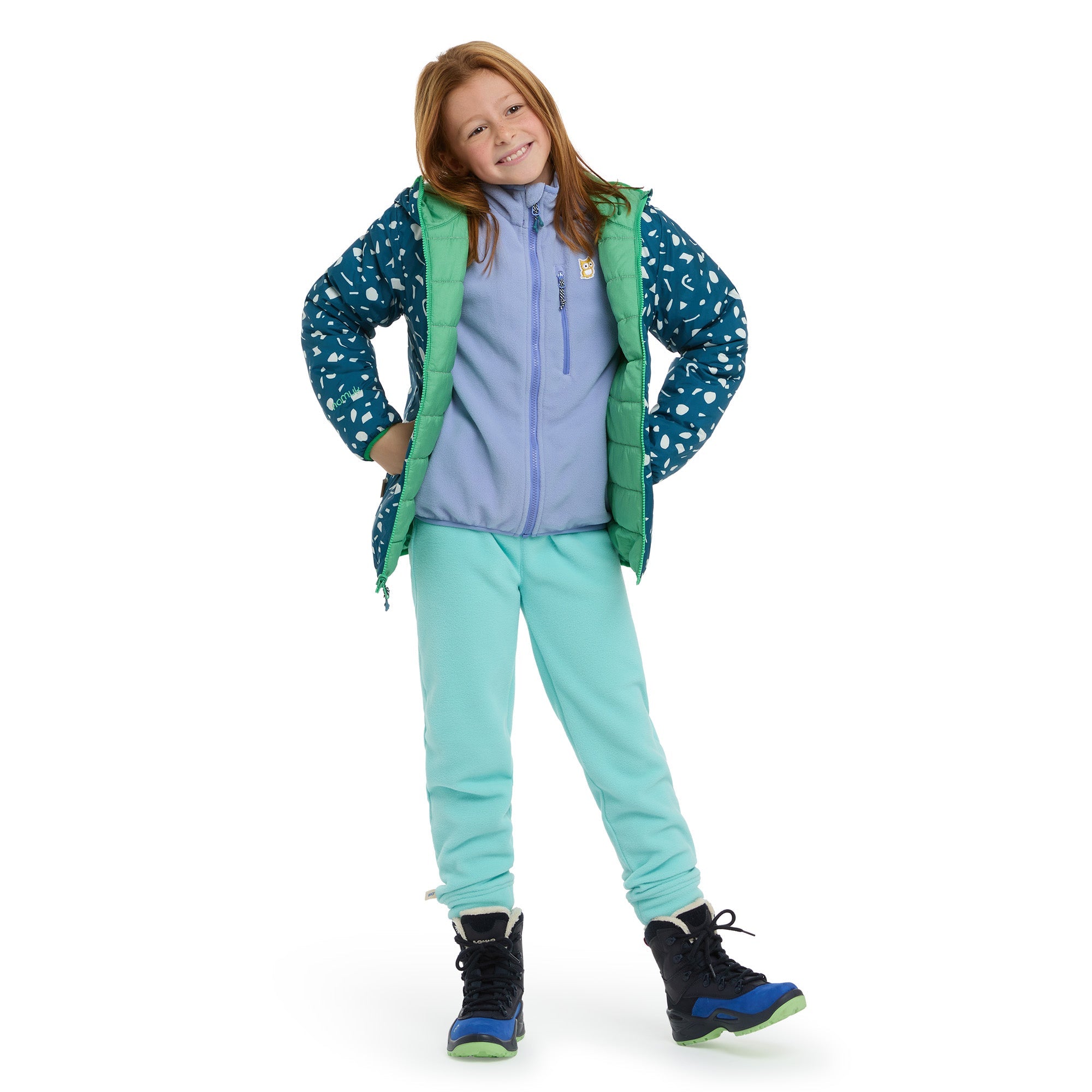 Jacke PrimaLoft Underground Glow Rana green / Deep petrol