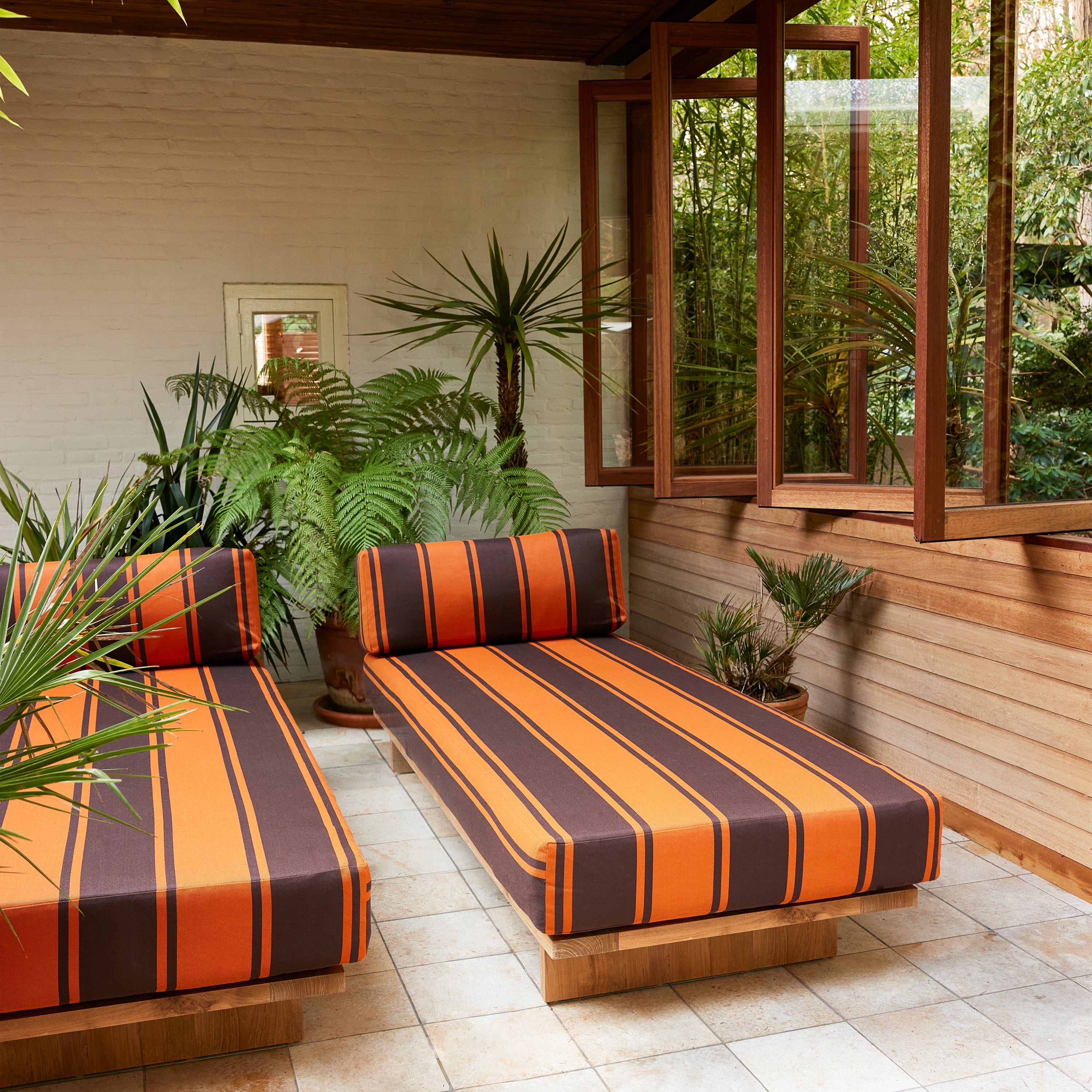 HKliving Teak Daybed - Retro