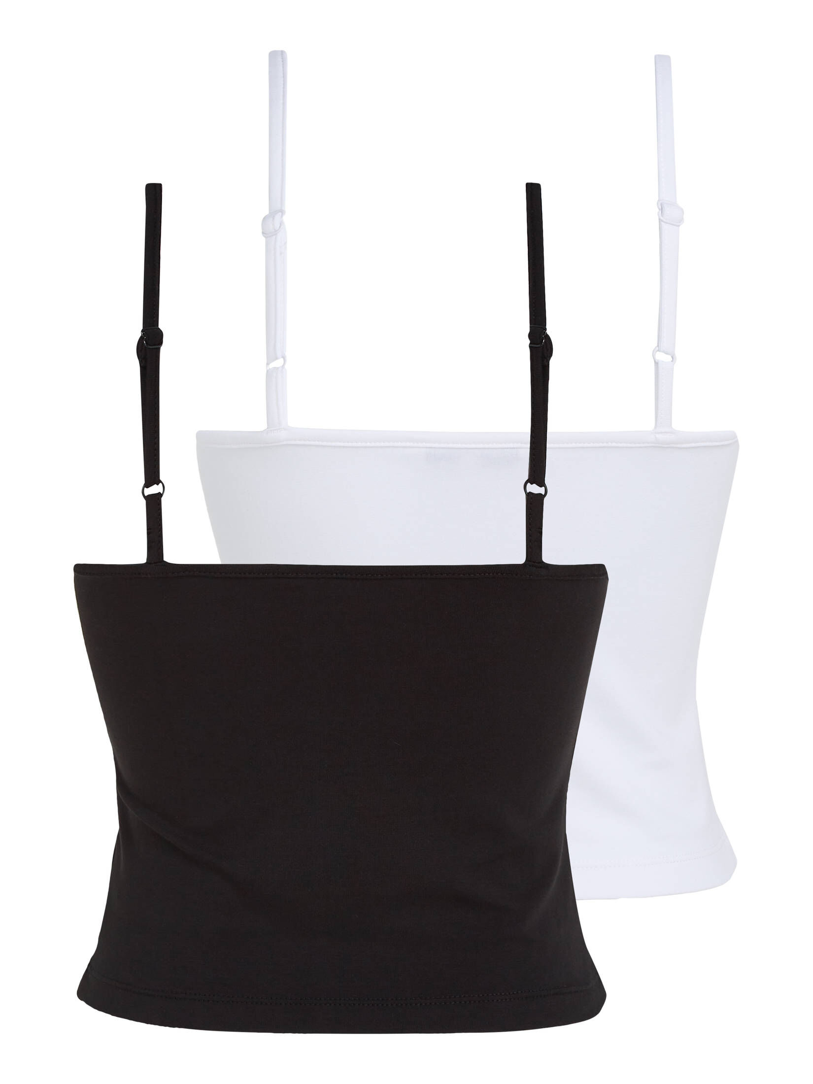 Tommy Jeans| Damen Trägertop 2er-Pack mit verstellbaren Spaghettiträgern
