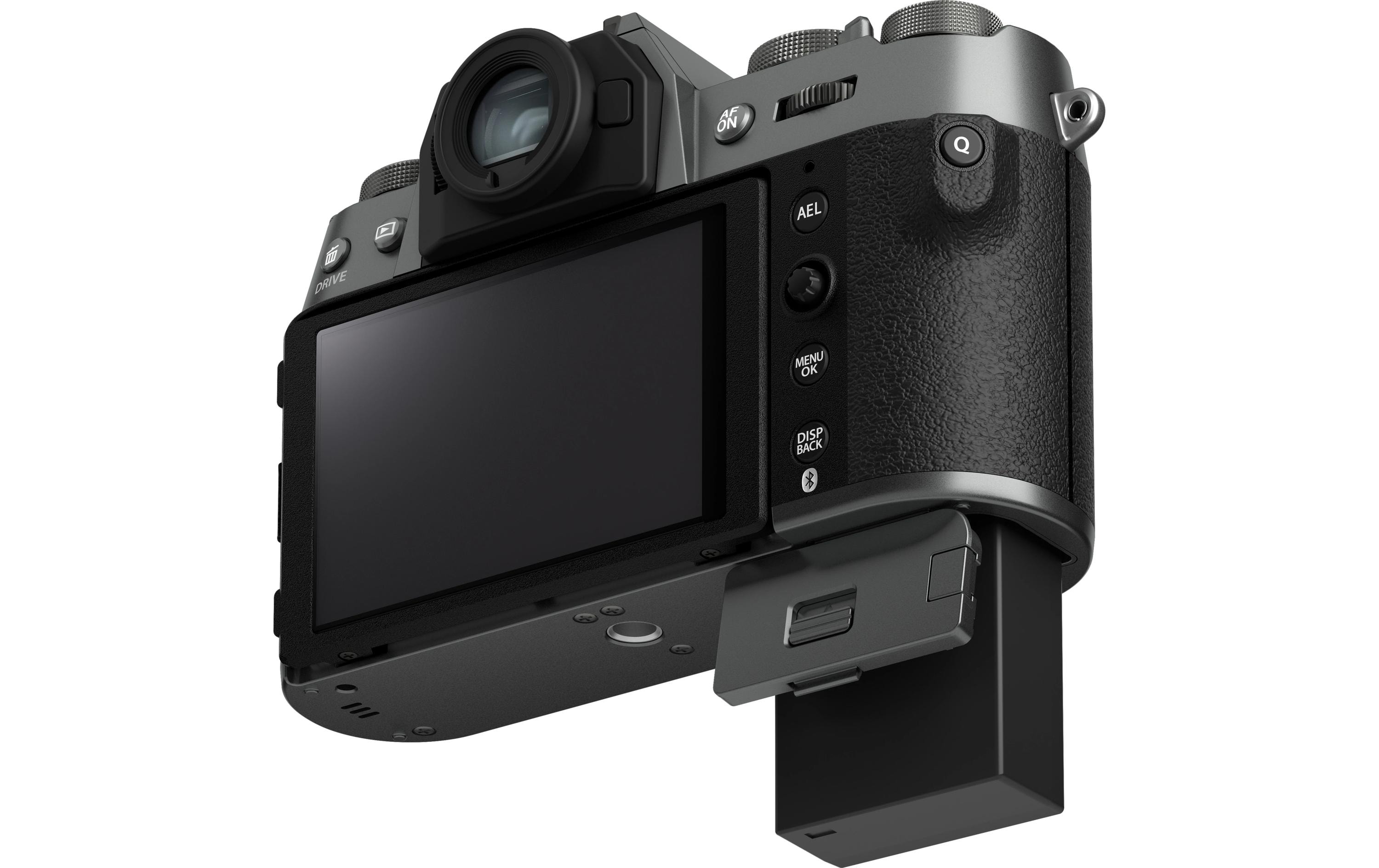 Fotokamera X-T50 Body Charcoal Silver<br>Kompakte Systemkamera mit 40.2-Megapixel-Sensor, 6.2K-Video und Filmsimulations-Einstellrad
