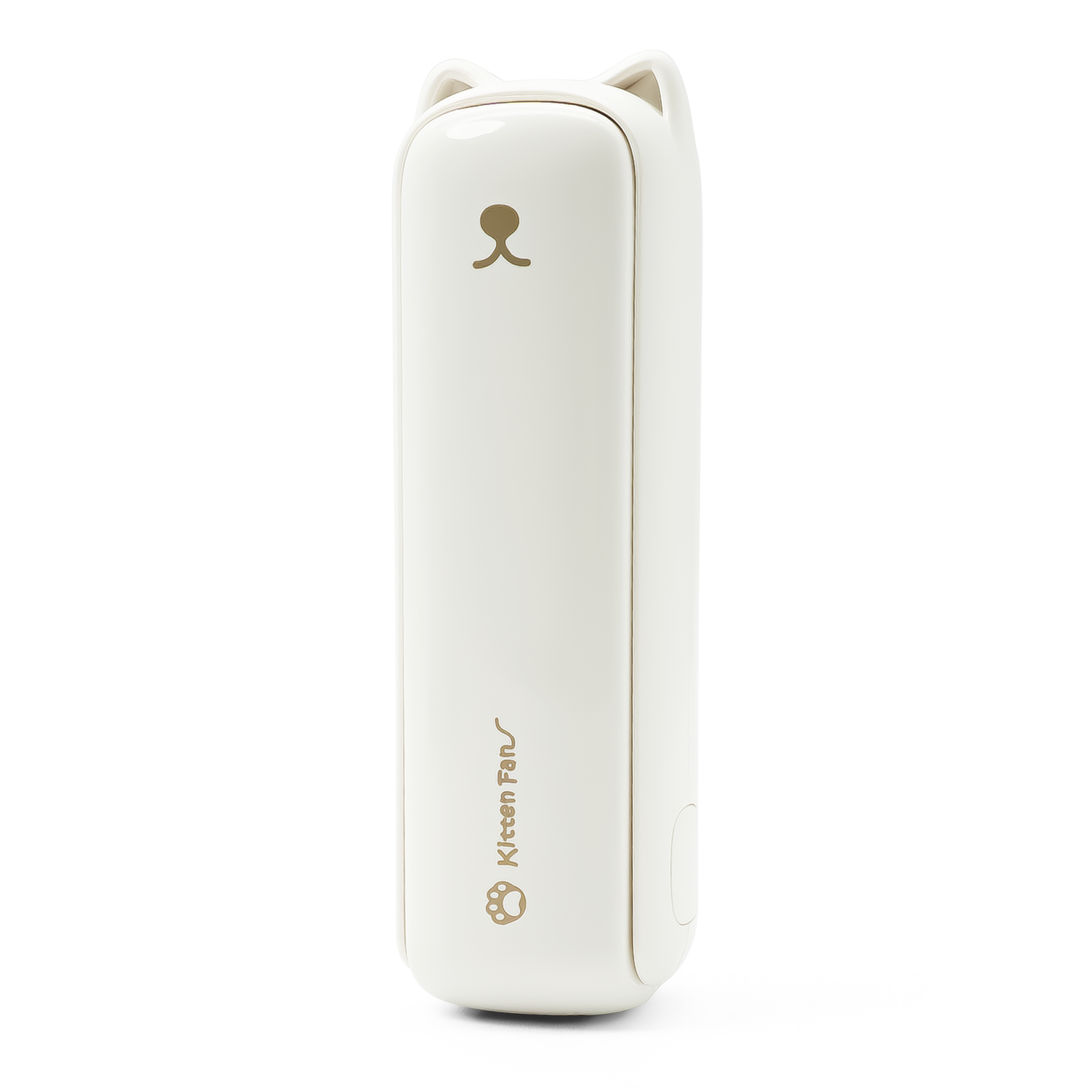 (5V/1A) 3in1 2000mAh USB Powerbank Ladegerät mit Ventilator und LED Taschenlampe   Trageschlaufe - Weiss