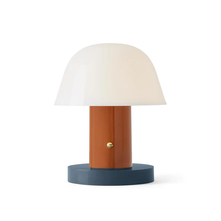 &Tradition - Setago JH27 Akku-Tischleuchte (LED), rust / thunder