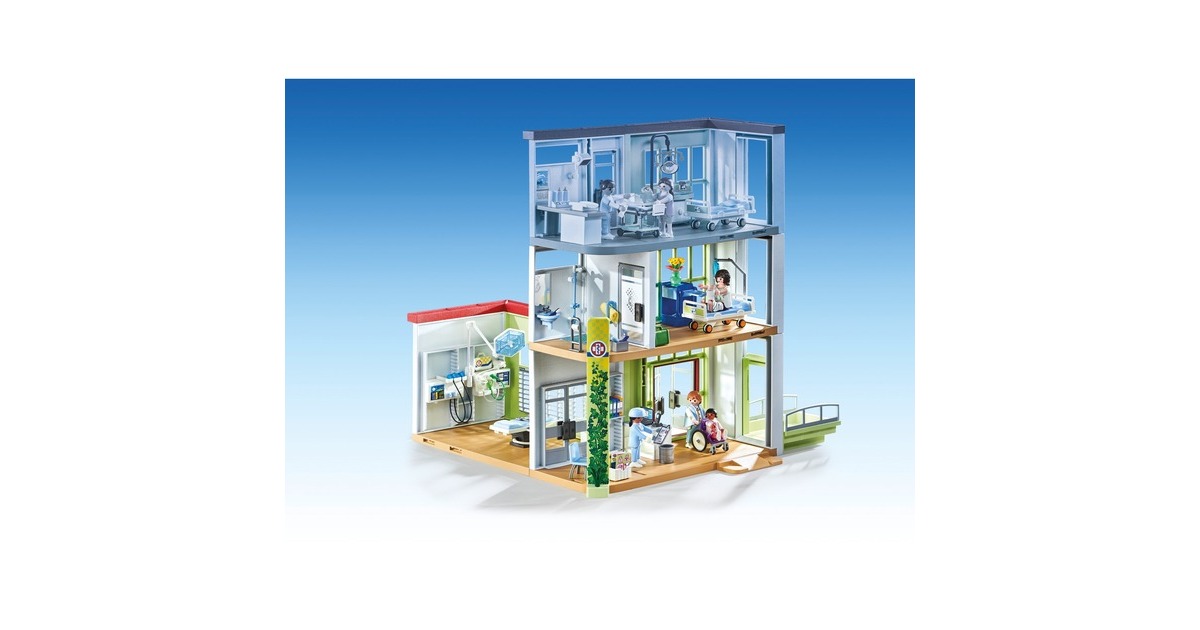 PLAYMOBILAction Heroes - Modern ziekenhuis  Constructiespeelgoed  (71615)