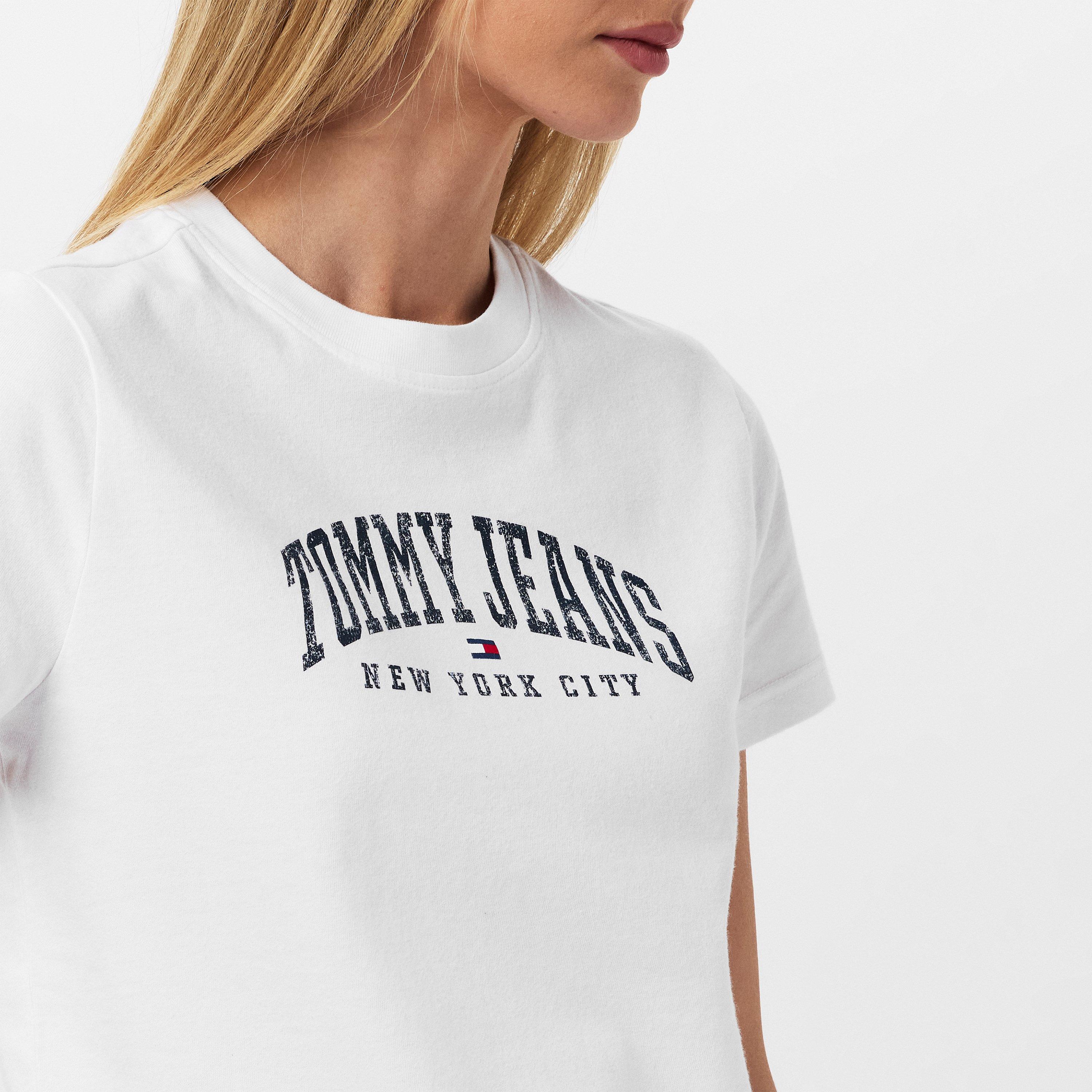 Tommy Jeans Varsity Logo Crew Neck T Shirt