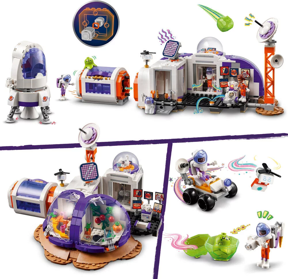 LEGO®FRIENDS 42605 - LA STATION SPATIALE MARTIENNE ET LA FUSEE