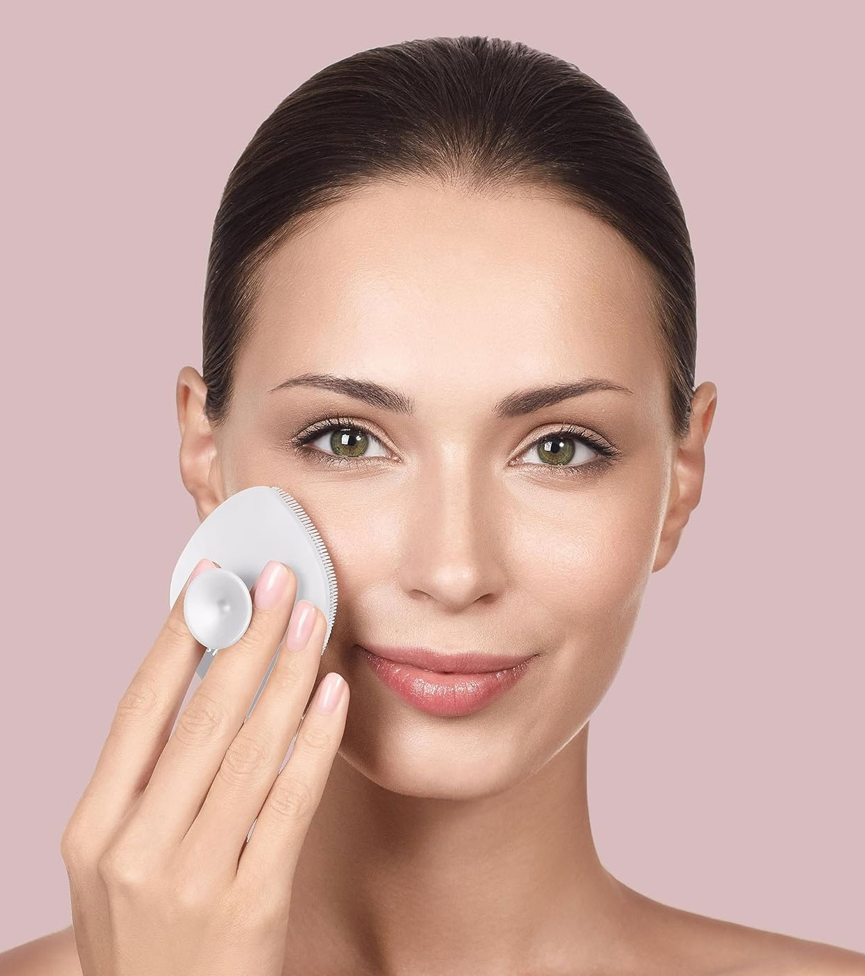 GESKE - escova de limpeza facial 4 em 1 - Branca