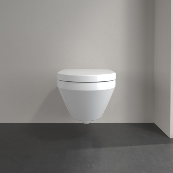 Villeroy & Boch Architectura randloos toilet met TwistFlush rond wit glans