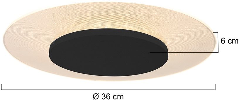 Plafondlamp 7798ZW Ceiling & Wall ⌀36  x H6 cm