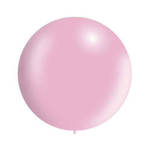Lichtroze Reuze Ballon Metallic 60cm