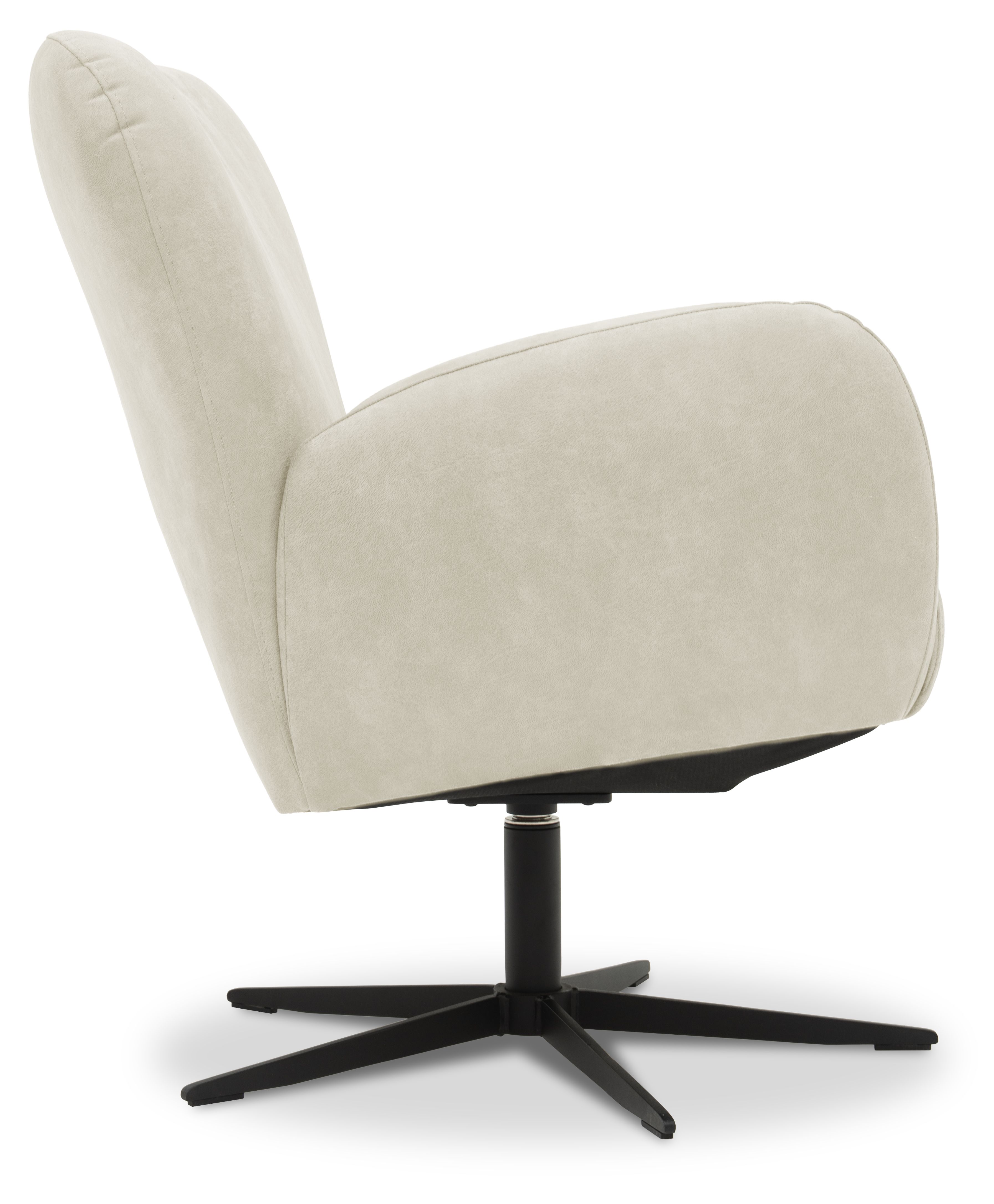 Draaifauteuil Sammy B80 x D85 x H89 cm