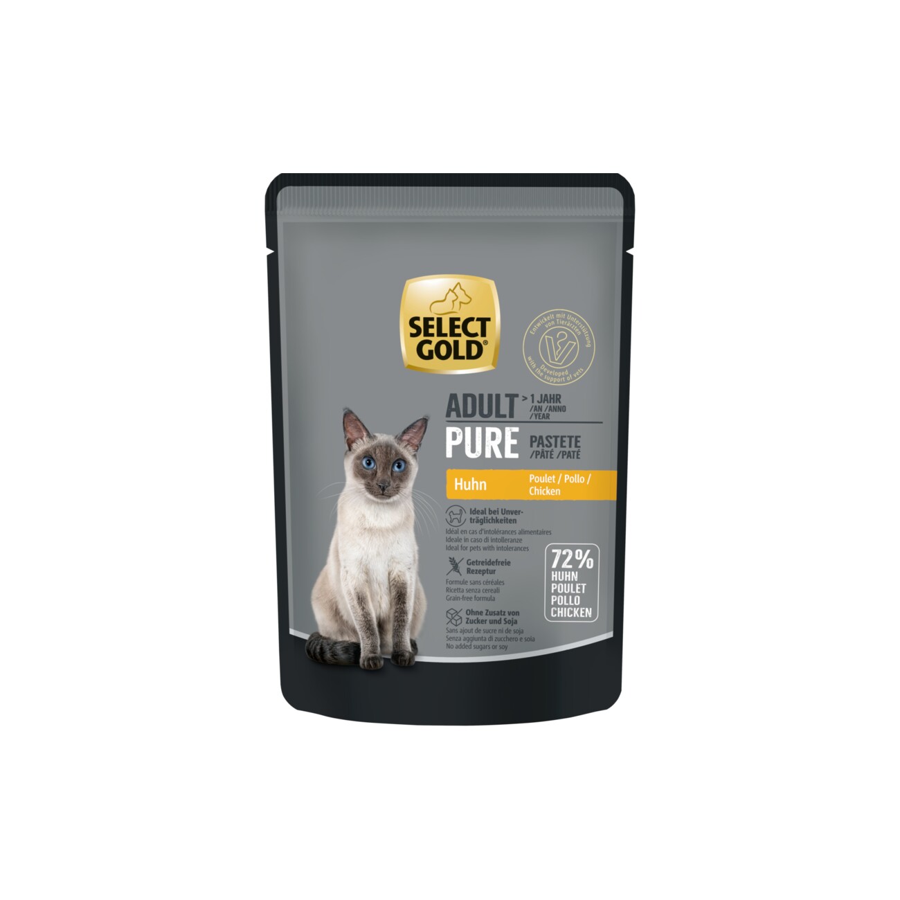 SELECT GOLD Adult Pure Huhn 12x85 g