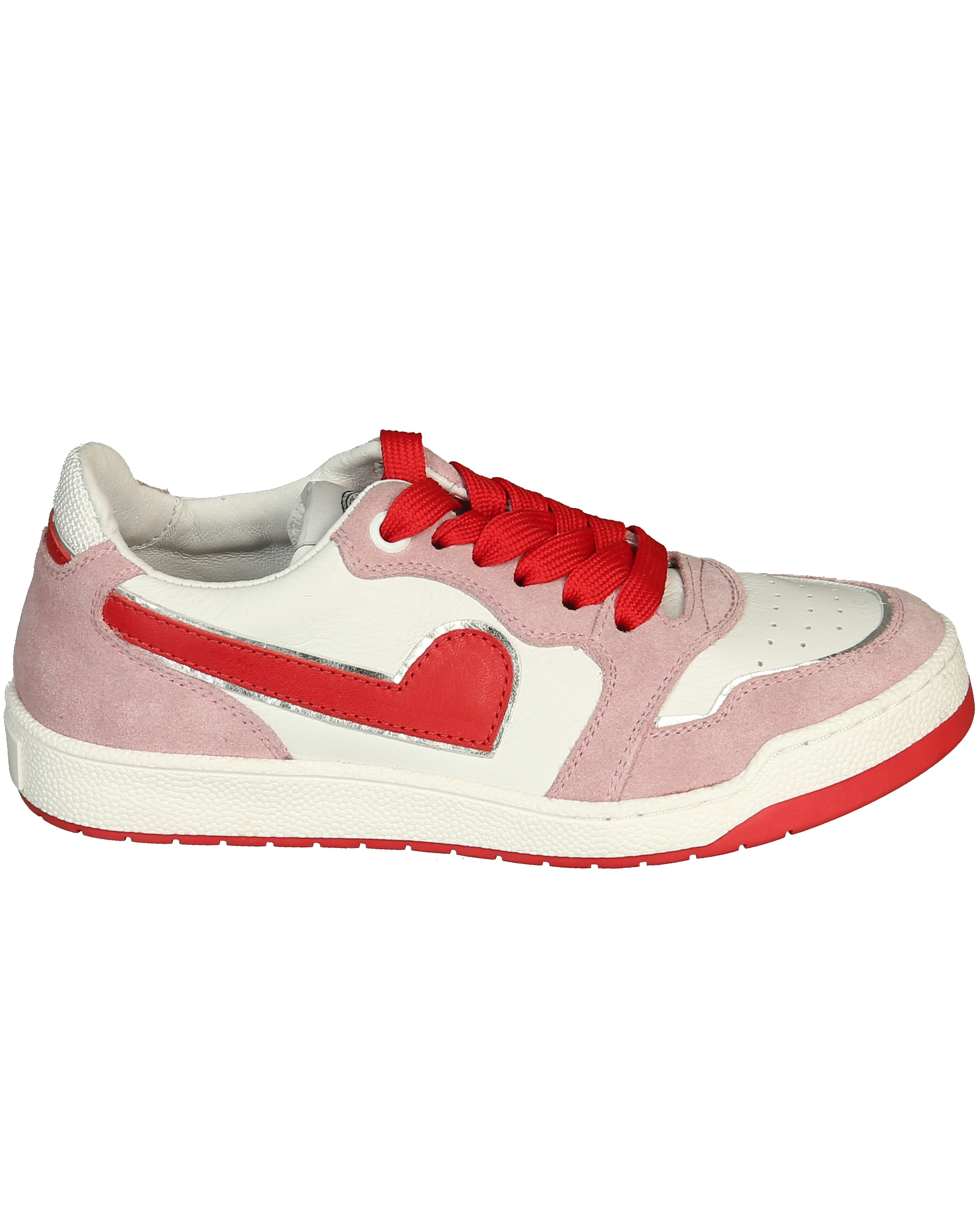 Sneaker ATHLETIC LACE-UP LOW in white/pink