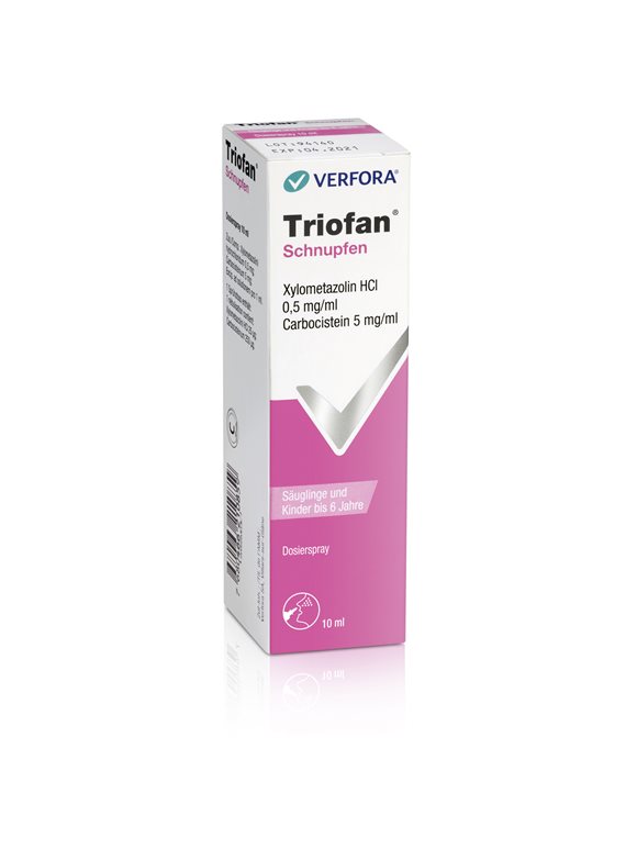 TRIOFAN Schnupfen Dosierspray Kleinkinder und Bébés bis 6 Jahre Dosierspr 10 ml