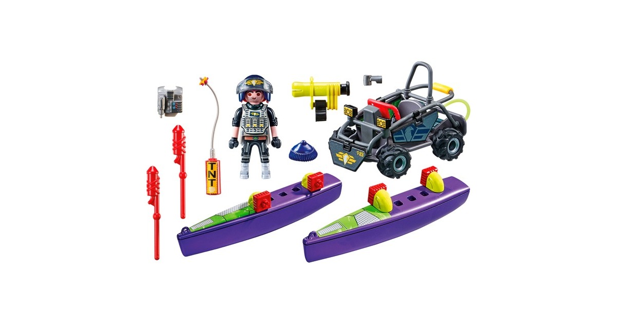 PLAYMOBILCity Action - SWAT multi-terreinwagen 71147 Constructiespeelgoed