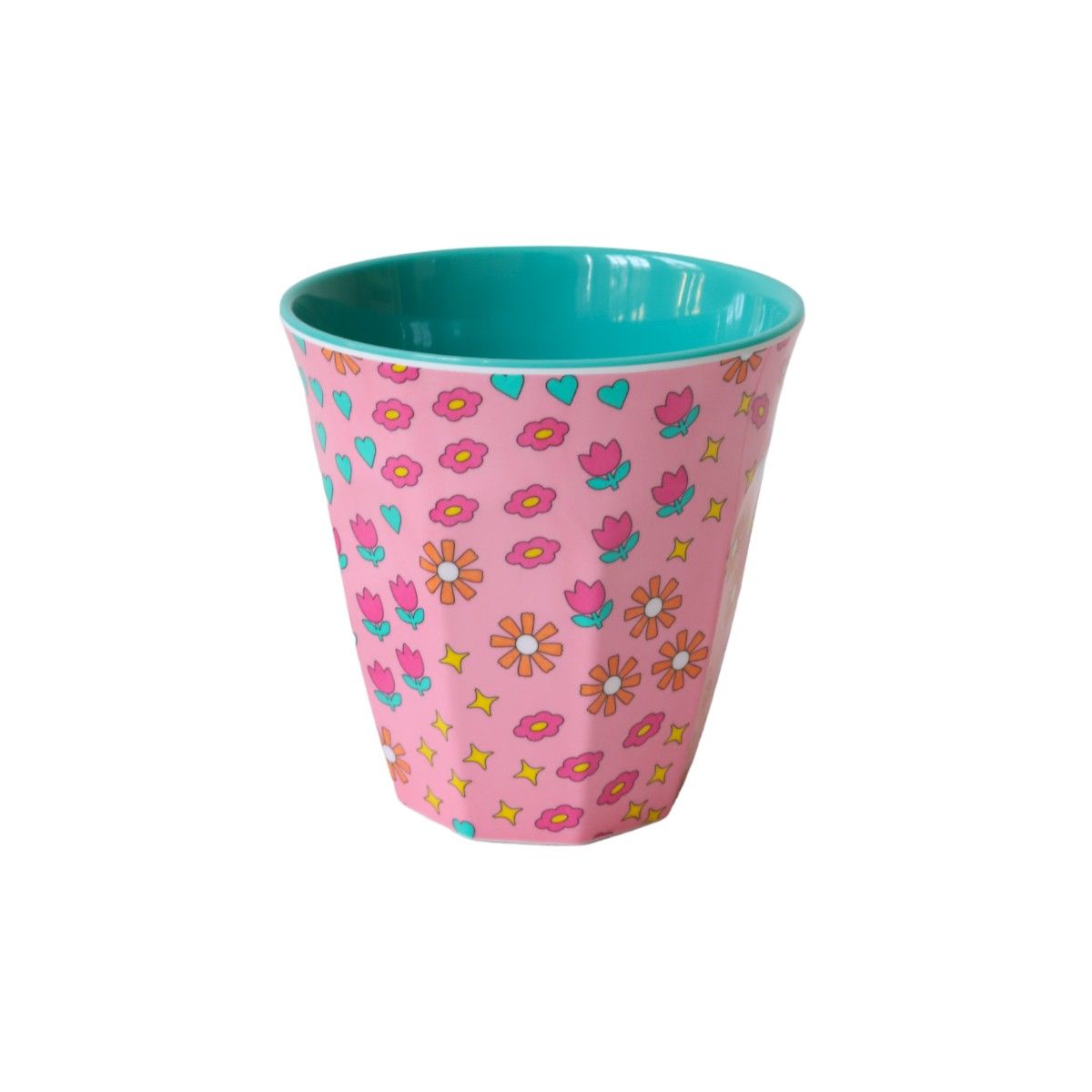 Grand verre en mélamine tulipes - Zou Bisou Bisou ! Pause goûter