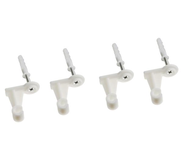 Dehner Schrauben, Dübel und Halter, je 4 Stk.